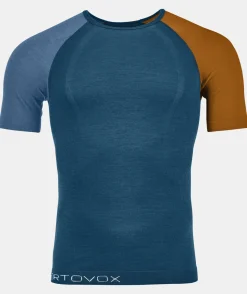 Shop ORTOVOX 120 COMP LIGHT SHORT SLEEVE M petrolblue