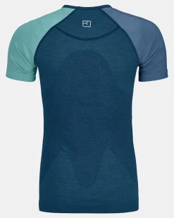 Clearance ORTOVOX 120 COMP LIGHT SHORT SLEEVE W petrolblue