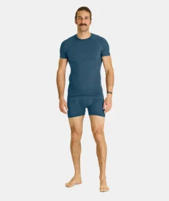 Shop ORTOVOX 230 COMPETITION SHORT SLEEVE M petrolblue