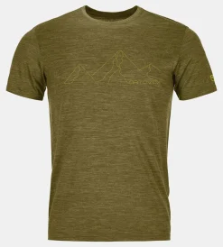 Outlet ORTOVOX 150 COOL MOUNTAIN FACE TS M greenmossblend