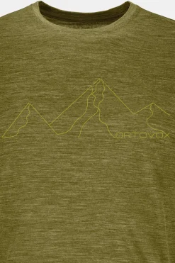 Outlet ORTOVOX 150 COOL MOUNTAIN FACE TS M greenmossblend
