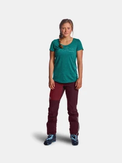 Outlet ORTOVOX 150 COOL MOUNTAIN FACE TS W clayorangeblend