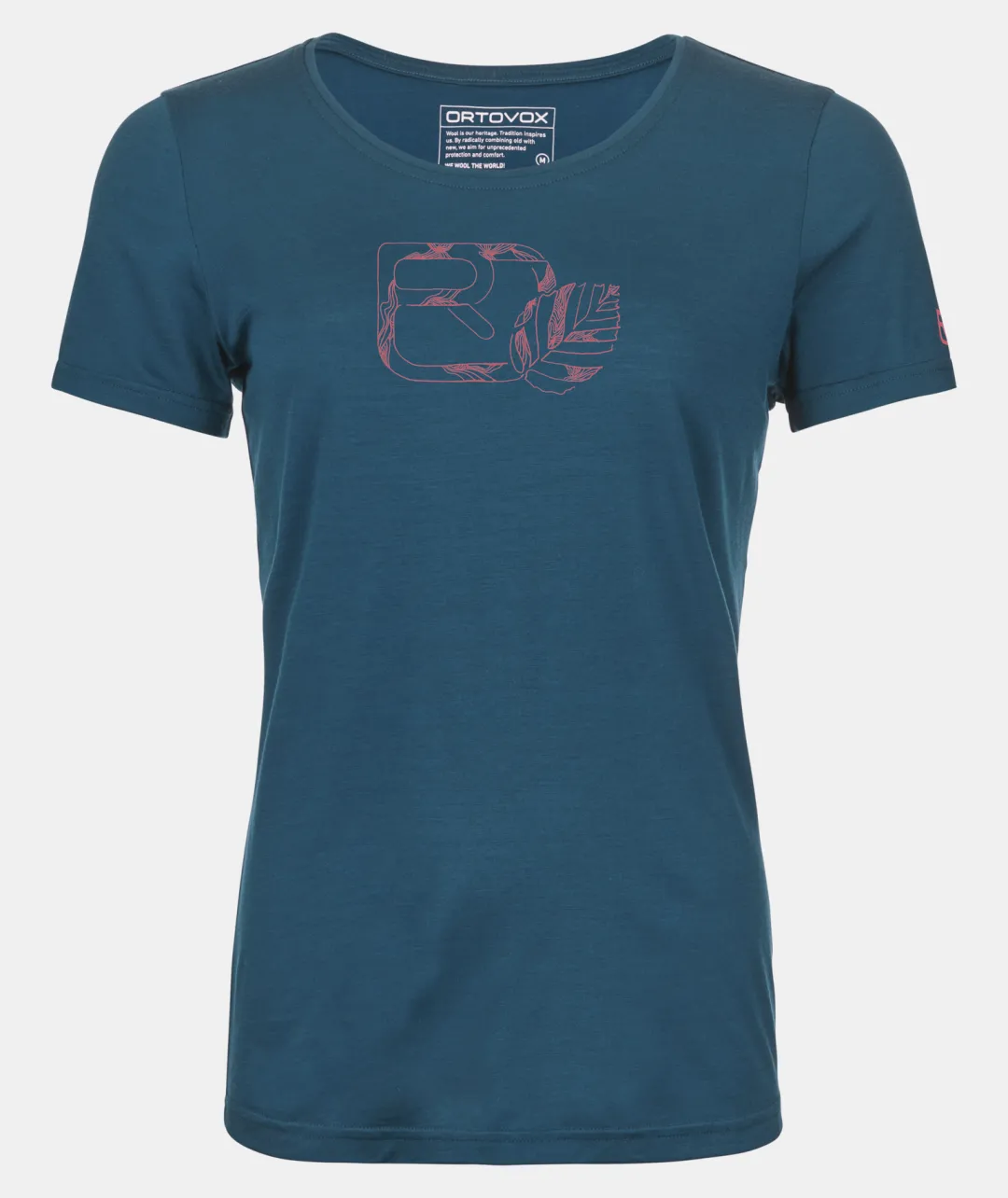 Best ORTOVOX 120 COOL TEC LEAF LOGO TS W petrolblue