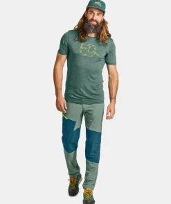 Clearance ORTOVOX 120 COOL TEC MTN LOGO TS M petrolblue