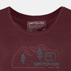 Clearance ORTOVOX 140 COOL VINTAGE BADGE TS W winetasting