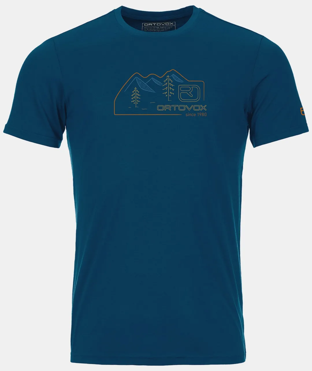Online ORTOVOX 140 COOL VINTAGE BADGE TS petrolblue