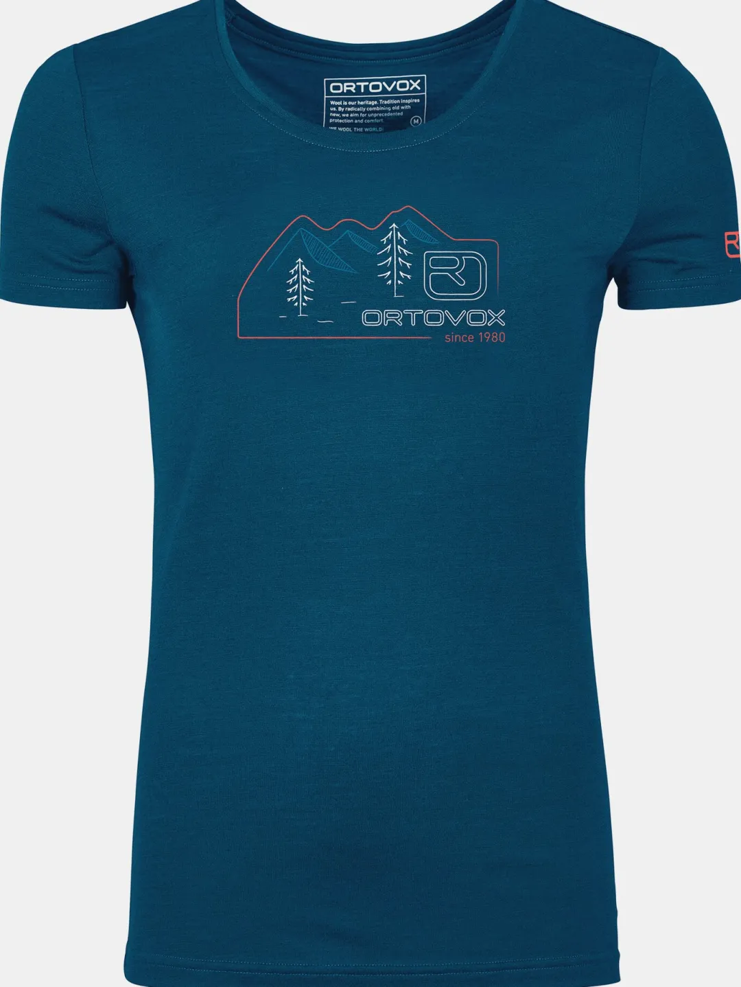 Sale ORTOVOX 140 COOL VINTAGE BADGE TS W petrolblue