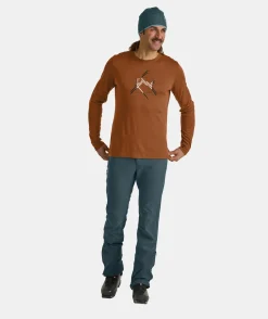 Sale ORTOVOX 185 MERINO MTN CUTOUT LS M nondyed