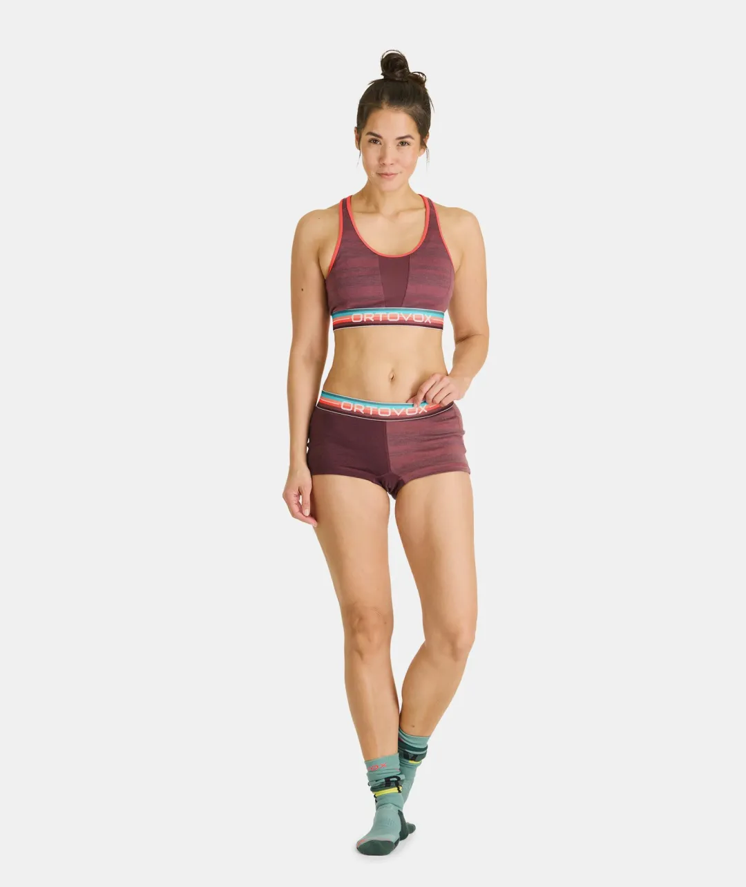 Outlet ORTOVOX 185 ROCK'N'WOOL HOT PANTS W arcticgrey