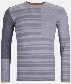 Online ORTOVOX 185 ROCK'N'WOOL LONG SLEEVE M greyblend