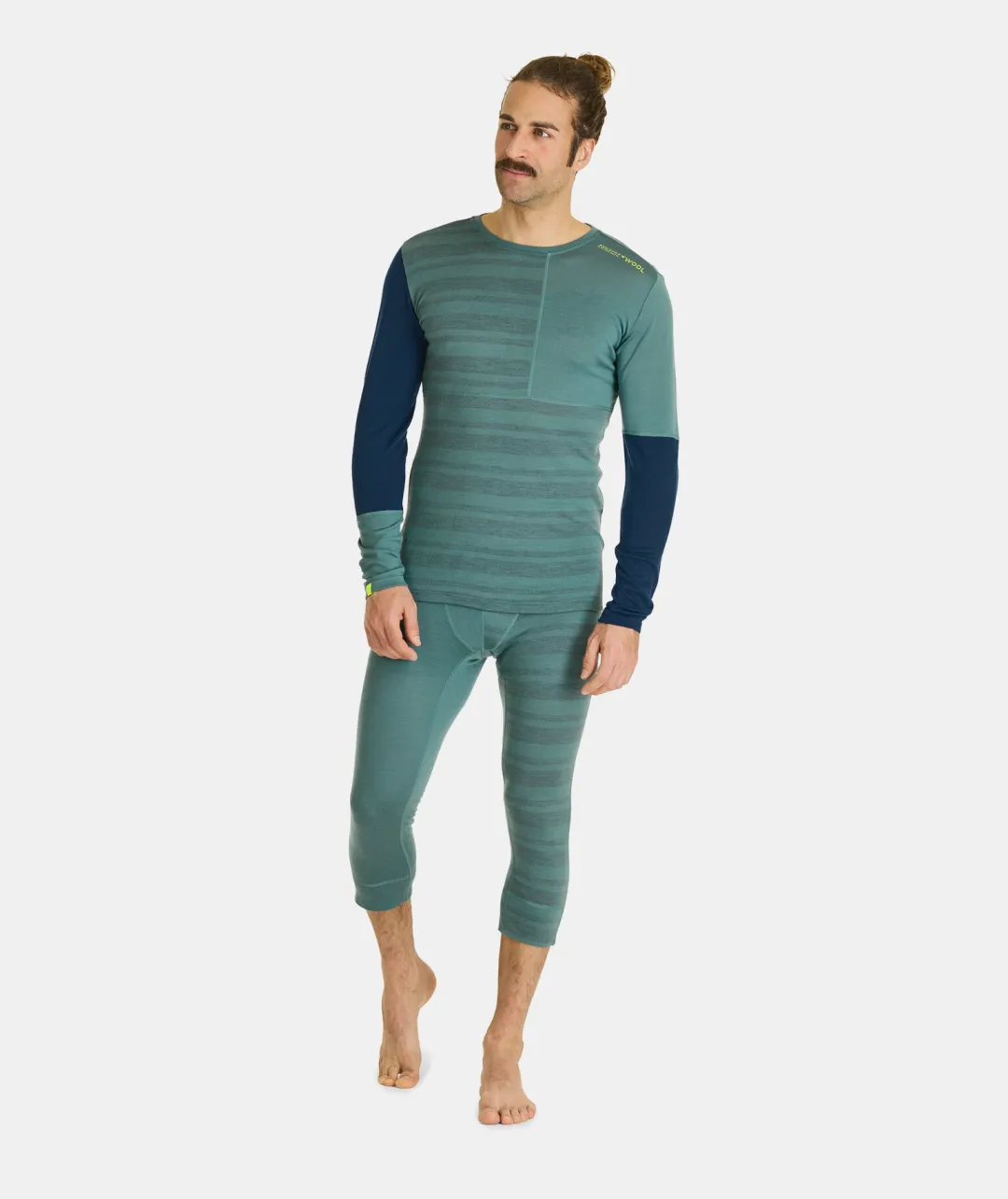 Best ORTOVOX 185 ROCK'N'WOOL LONG SLEEVE M justblue