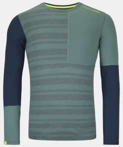 Cheap ORTOVOX 185 ROCK'N'WOOL LONG SLEEVE M arcticgrey