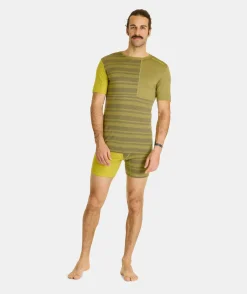 Discount ORTOVOX 185 ROCK’N’WOOL SHORT SLEEVE M greyblend