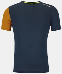 Clearance ORTOVOX 185 ROCK’N’WOOL SHORT SLEEVE M deepocean