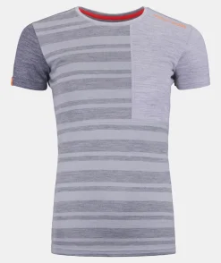 Best ORTOVOX 185 ROCK’N’WOOL SHORT SLEEVE W greyblend