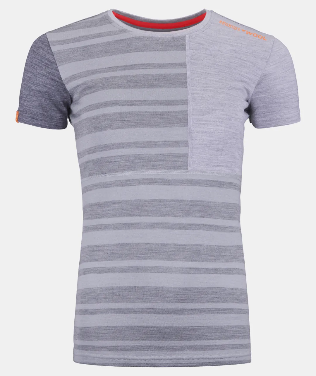 Best ORTOVOX 185 ROCK’N’WOOL SHORT SLEEVE W greyblend