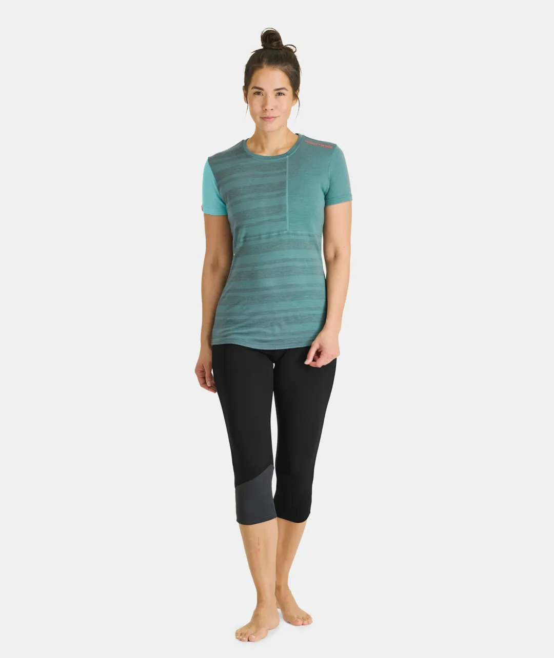 Best ORTOVOX 185 ROCK’N’WOOL SHORT SLEEVE W greyblend