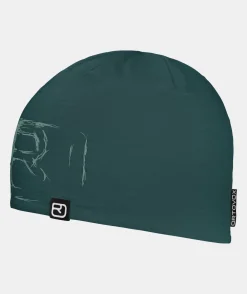 Shop ORTOVOX 120 TEC LOGO BEANIE darkpacific