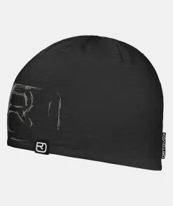 Hot ORTOVOX 120 TEC LOGO BEANIE blackraven