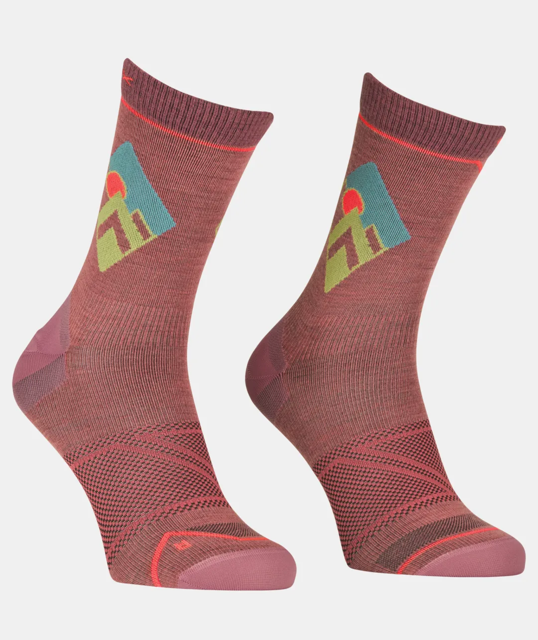 Best ORTOVOX ALPINE LIGHT COMP MID SOCKS W wildrose