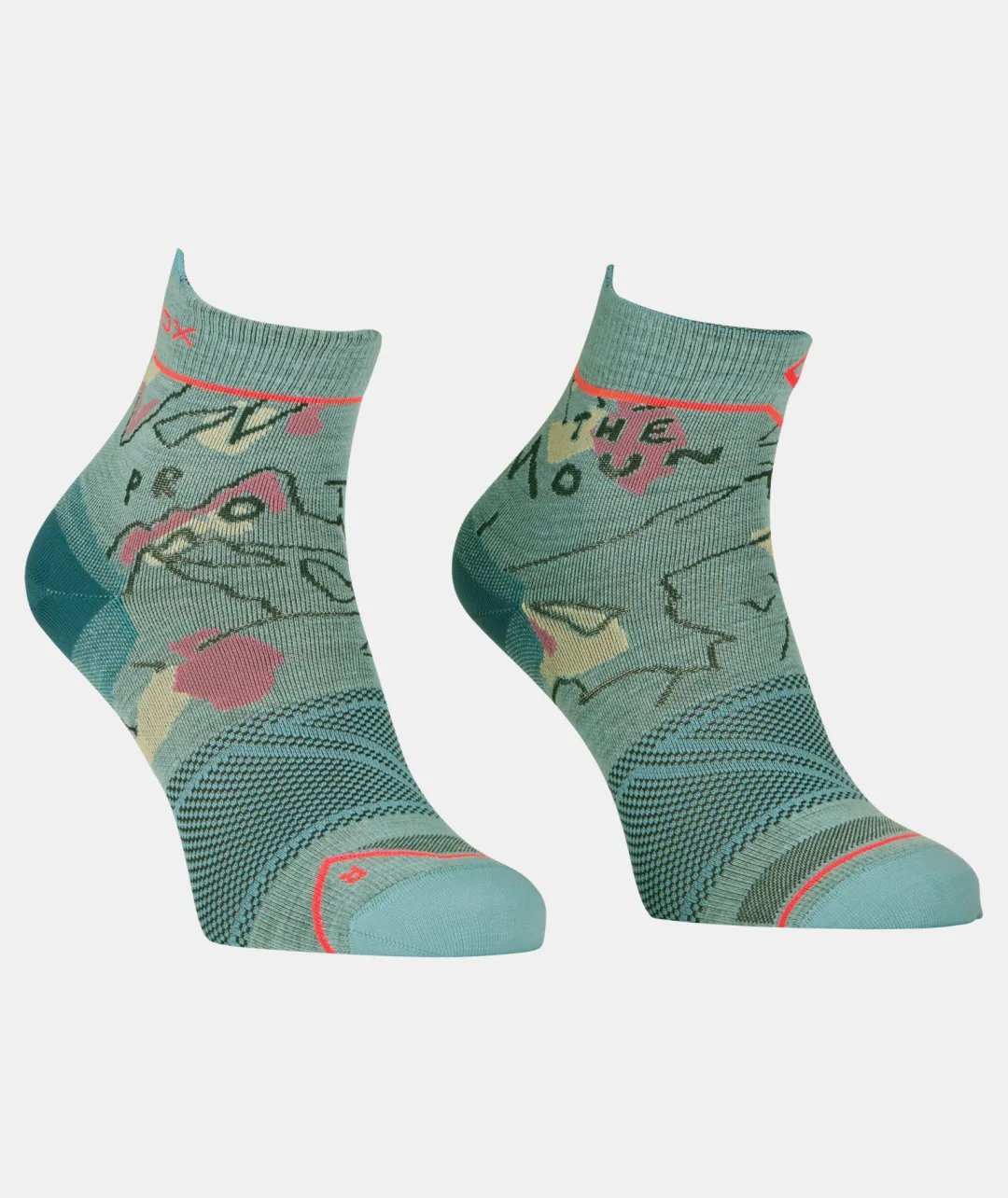 Fashion ORTOVOX ALPINE LIGHT QUARTER SOCKS W icewaterfall