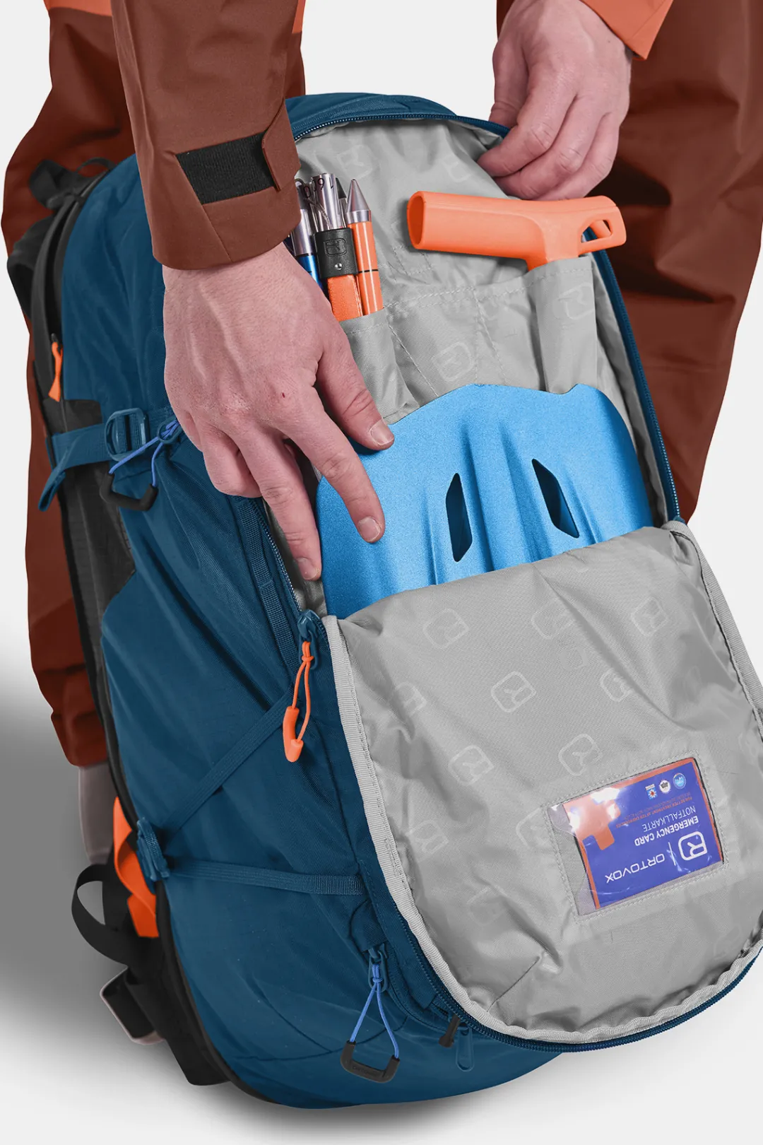 Outlet ORTOVOX AVABAG LITRIC TOUR 40 ZIP petrolblue