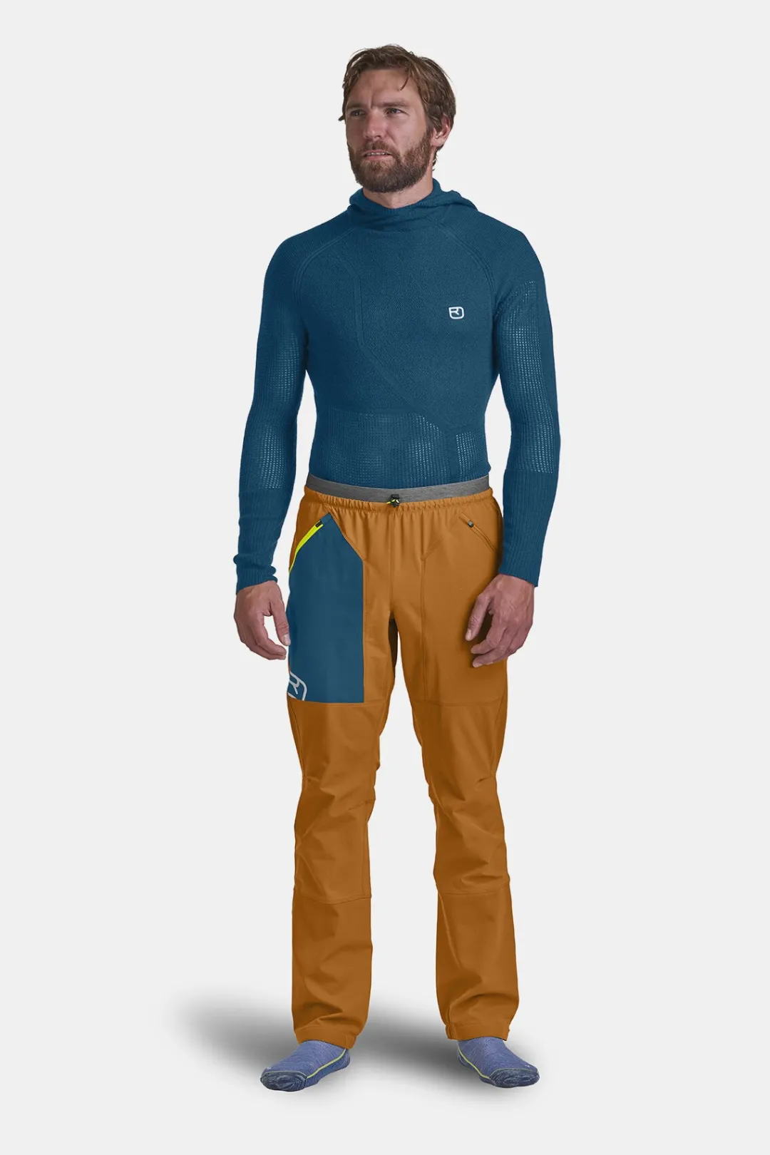 Store ORTOVOX BERRINO PANTS M petrolblue