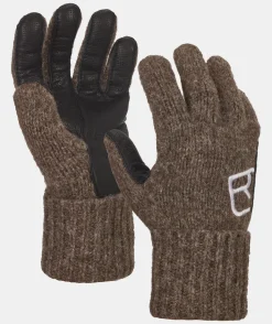 Fashion ORTOVOX CLASSIC WOOL GLOVE LEATHER blacksheep
