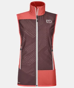 Shop ORTOVOX COL BECCHEI VEST W coral