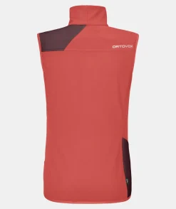 Shop ORTOVOX COL BECCHEI VEST W coral