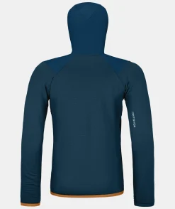 Fashion ORTOVOX FLEECE GRID HOODY M deepocean