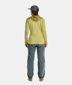 Outlet ORTOVOX FLEECE GRID HOODY W autumnleaves