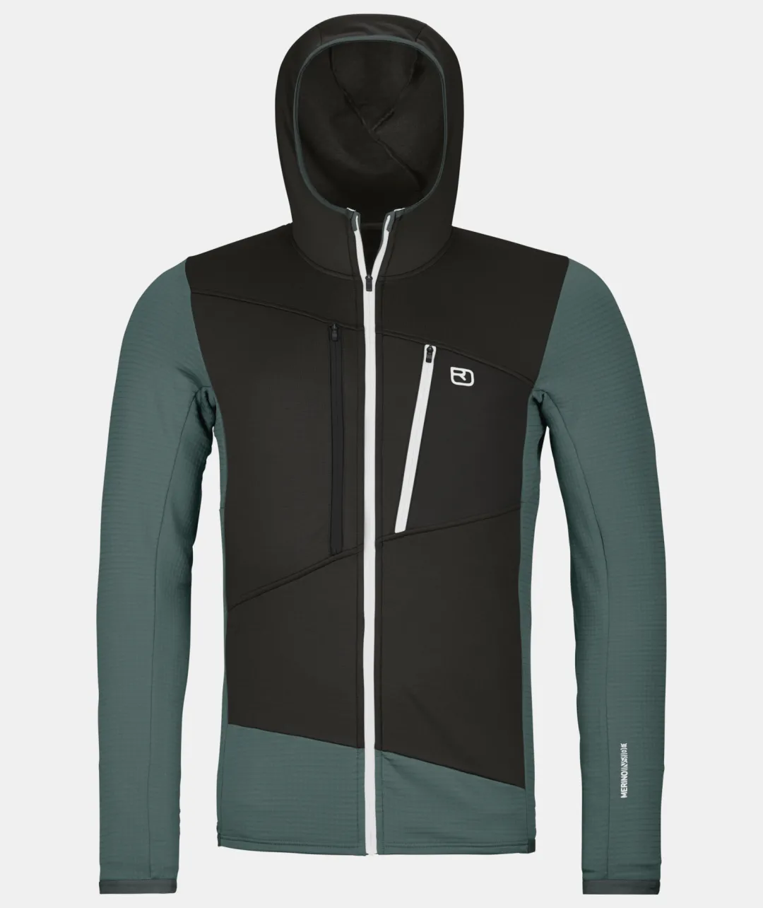 Sale ORTOVOX FLEECE GRID HOODY M darkarcticgrey