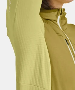 Best ORTOVOX FLEECE GRID HOODY W deepocean