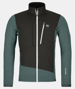 Cheap ORTOVOX FLEECE GRID JACKET M darkarcticgrey