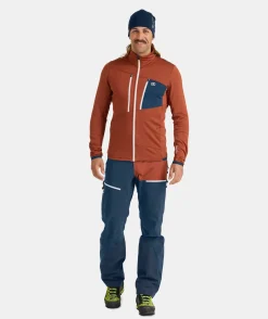 Cheap ORTOVOX FLEECE GRID JACKET M darkarcticgrey