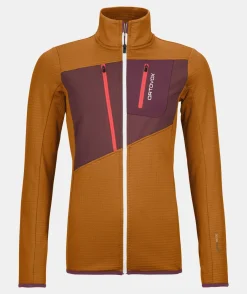 Store ORTOVOX FLEECE GRID JACKET W slyfox