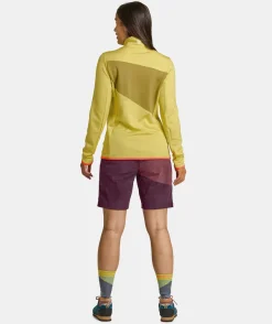Store ORTOVOX FLEECE GRID JACKET W darkpacific