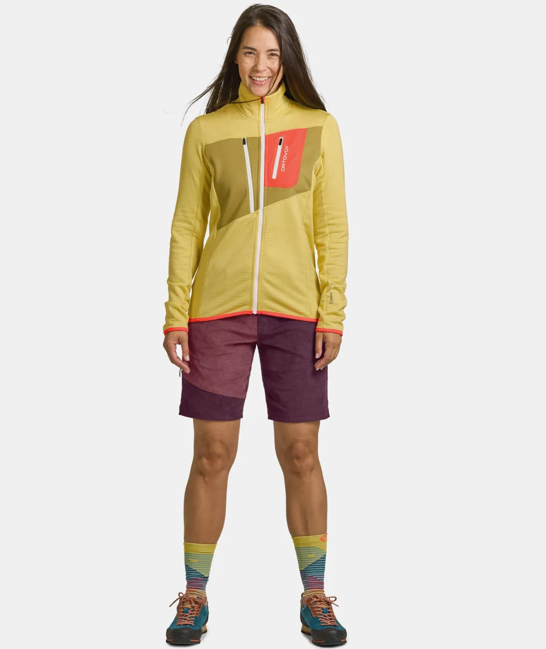 Best Sale ORTOVOX FLEECE GRID JACKET W wabisabi
