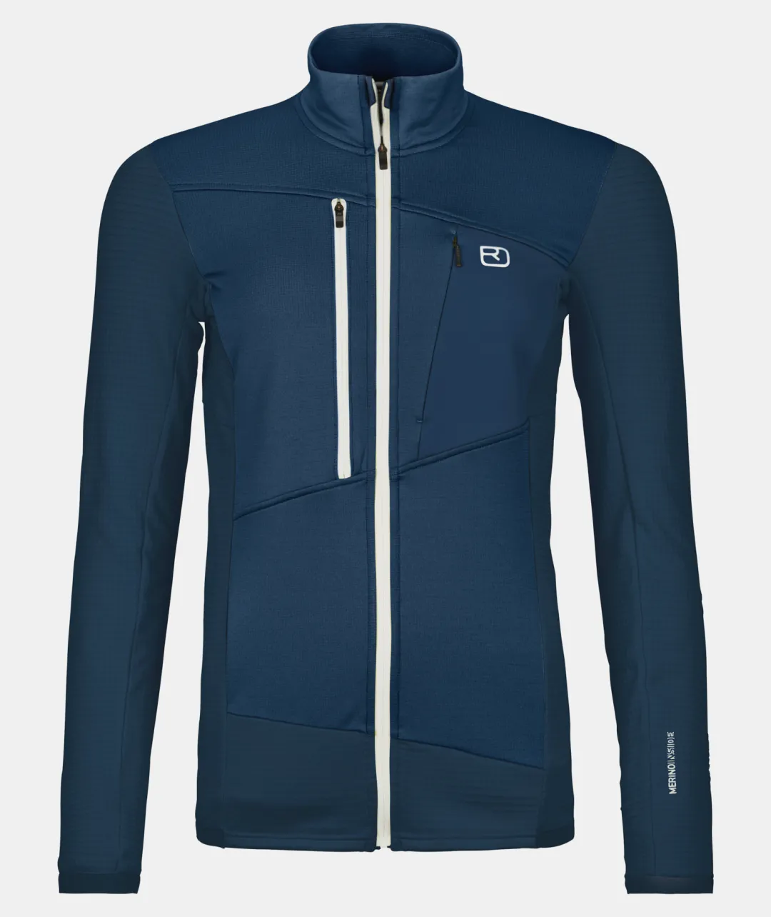 Hot ORTOVOX FLEECE GRID JACKET W deepocean