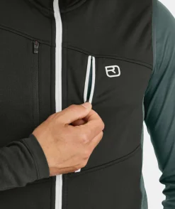 Clearance ORTOVOX FLEECE GRID VEST M darkarcticgrey
