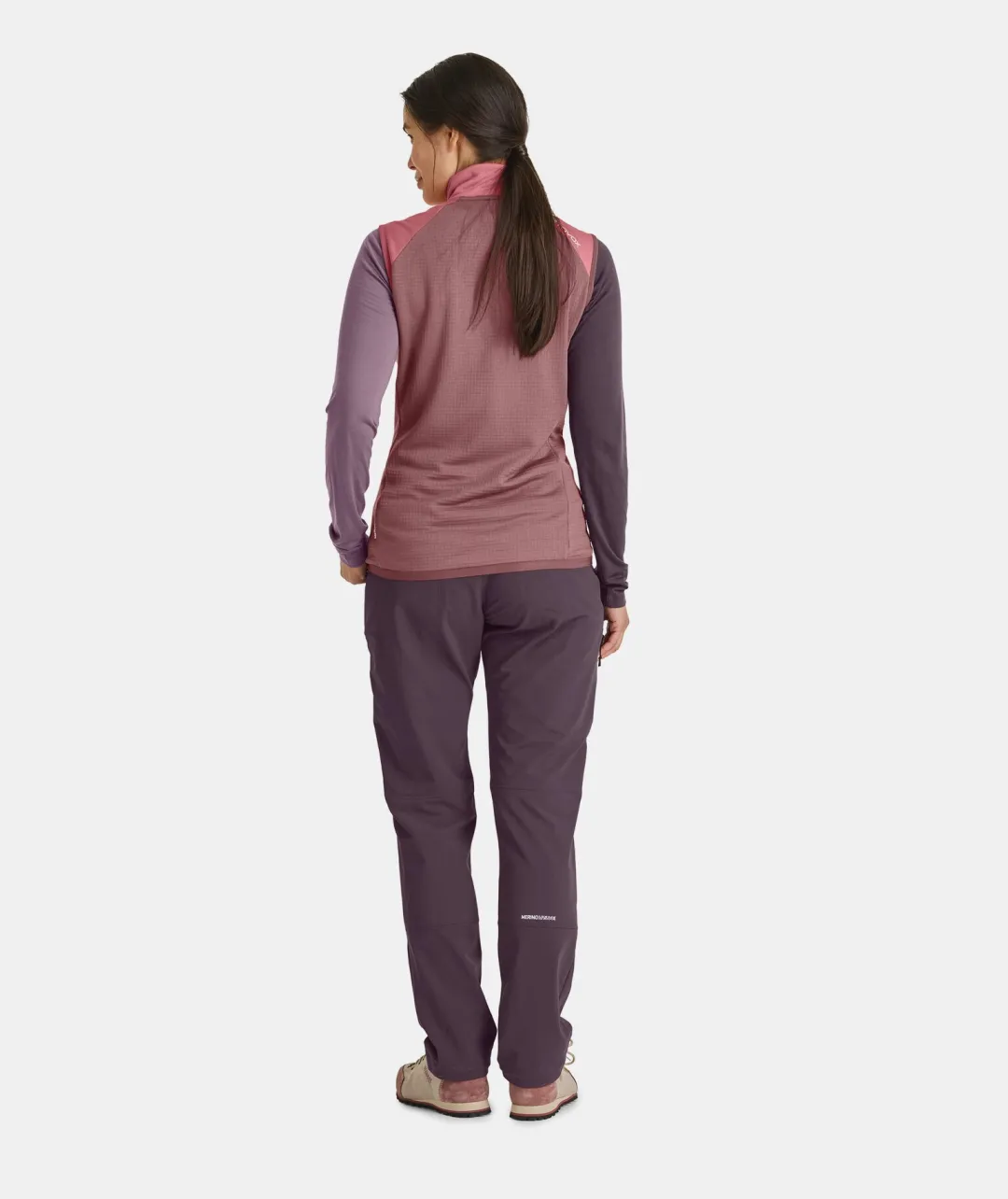 Shop ORTOVOX FLEECE GRID VEST W deepocean