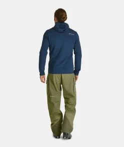 Outlet ORTOVOX FLEECE HOODY M darkpacific