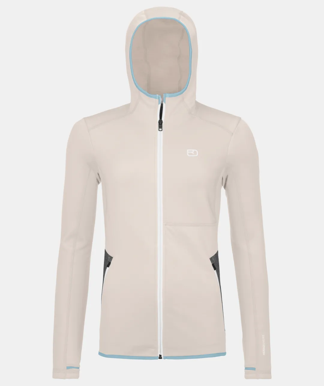Best ORTOVOX FLEECE HOODY W whitechalk