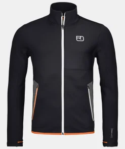 Discount ORTOVOX FLEECE JACKET M blackraven