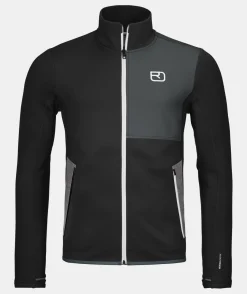 Cheap ORTOVOX FLEECE JACKET M blackraven