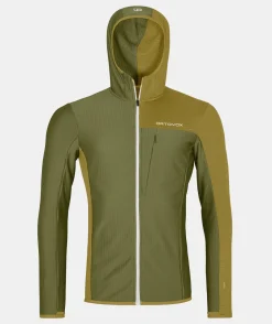 Store ORTOVOX FLEECE LIGHT GRID HOODED JKT M wildherbs