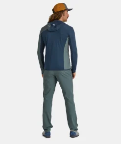 Sale ORTOVOX FLEECE LIGHT GRID HOODED JKT M mountainblue