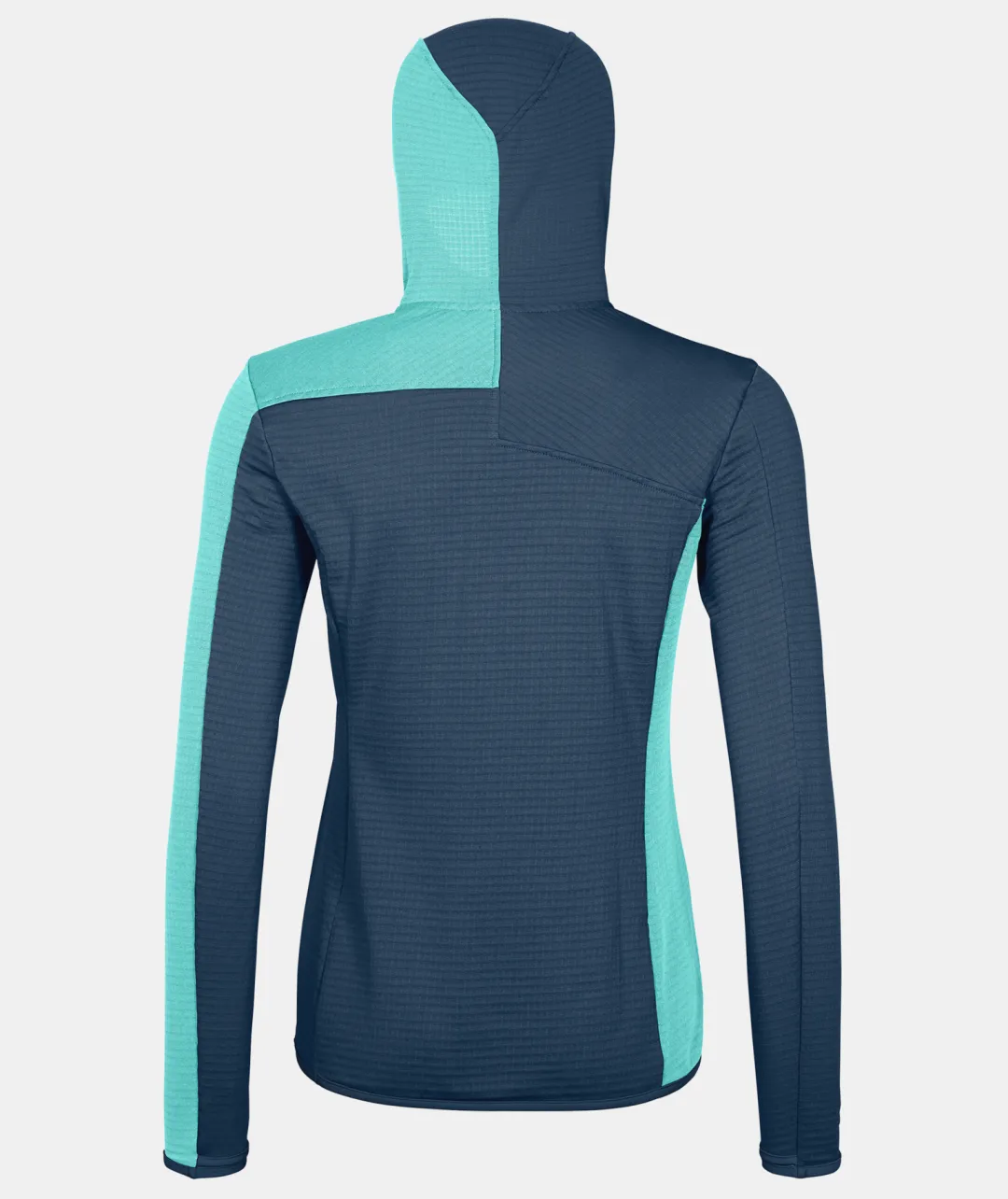 Best ORTOVOX FLEECE LIGHT GRID HOODED JKT W deepocean