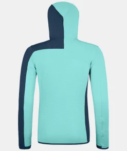 Clearance ORTOVOX FLEECE LIGHT GRID ZN HOODY W icewaterfall